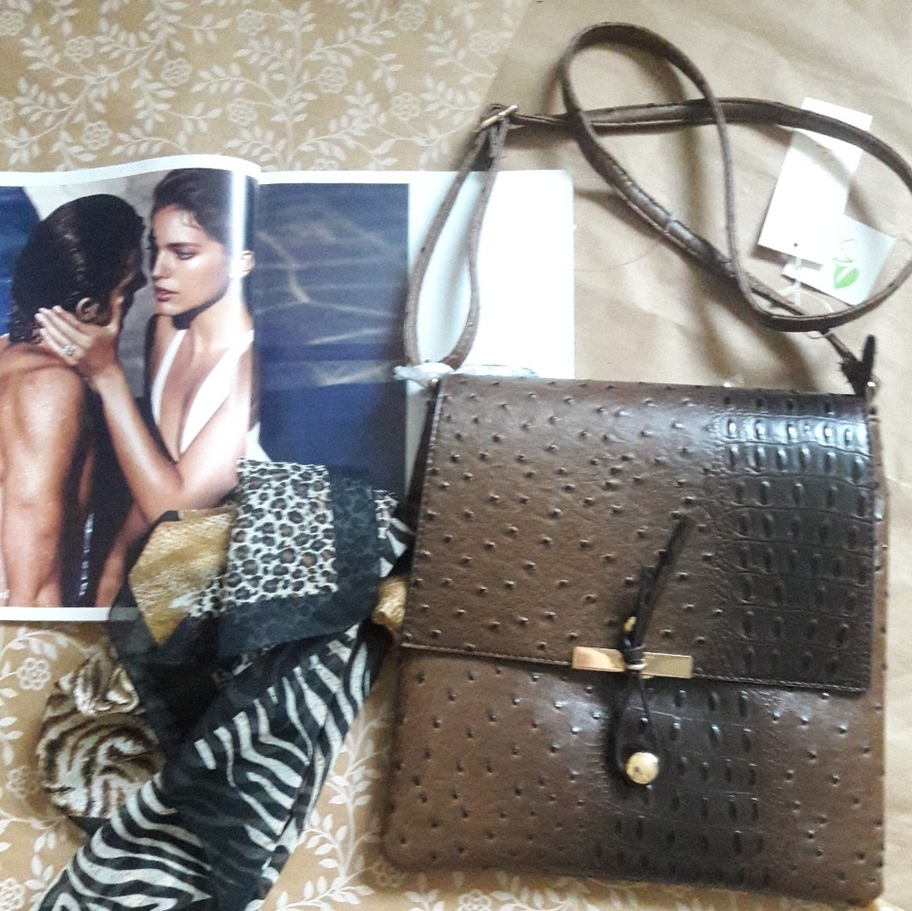 NWT Le Miel Crossbody Shoulder Bag Vegan Purse